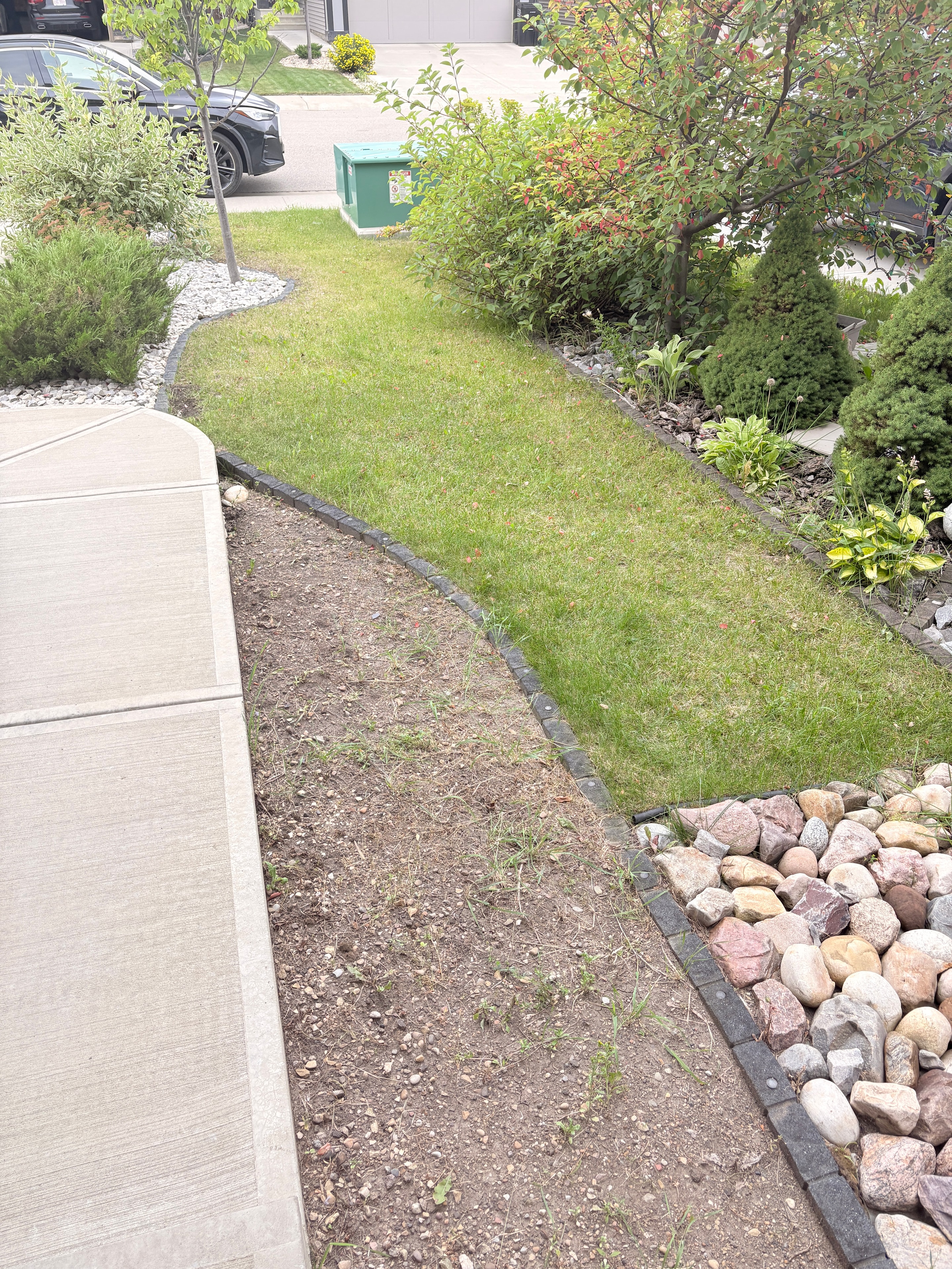 Landscaping work by TotalSpace Solutions Edmonton